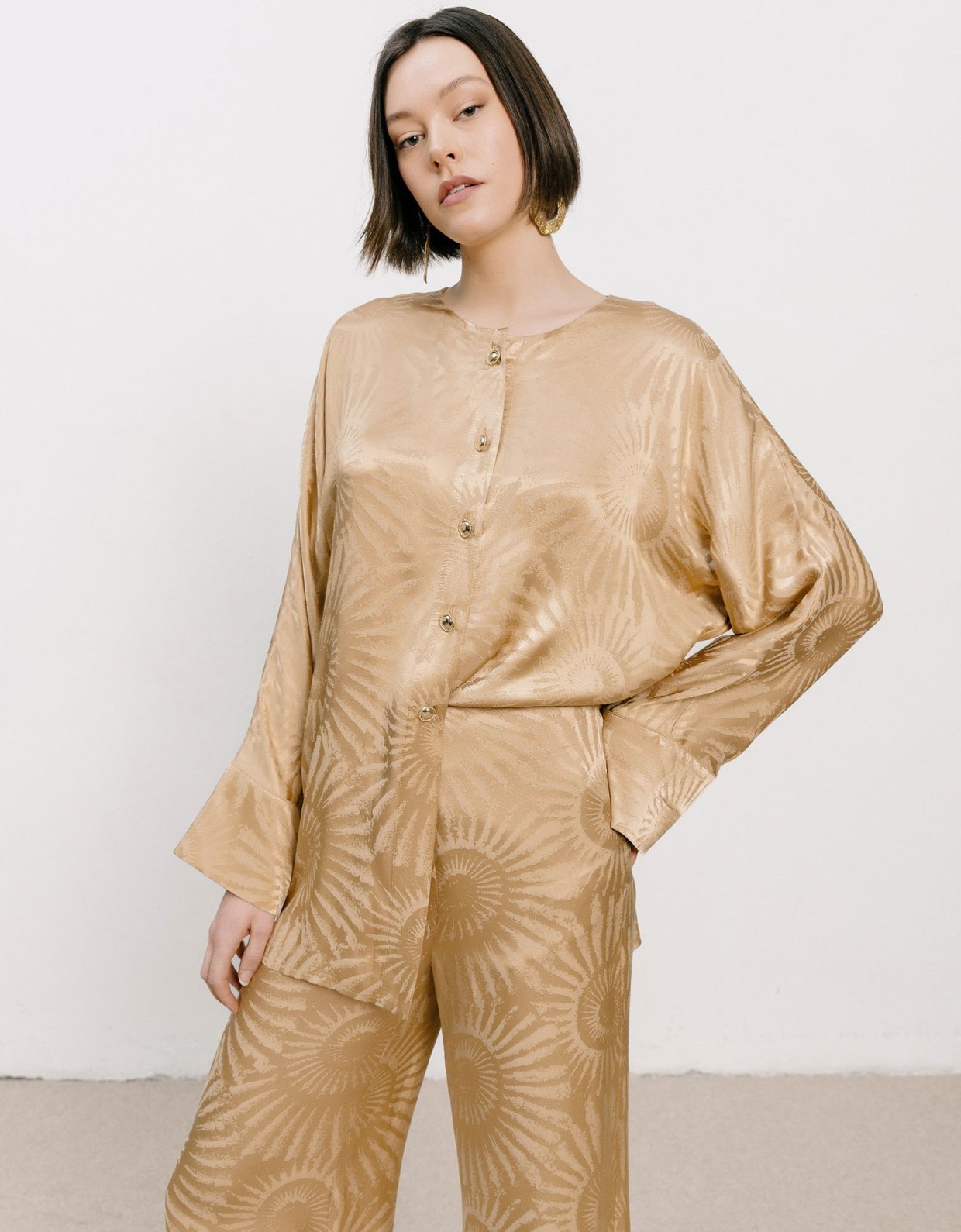 Georgia Sini Golden trousers gold