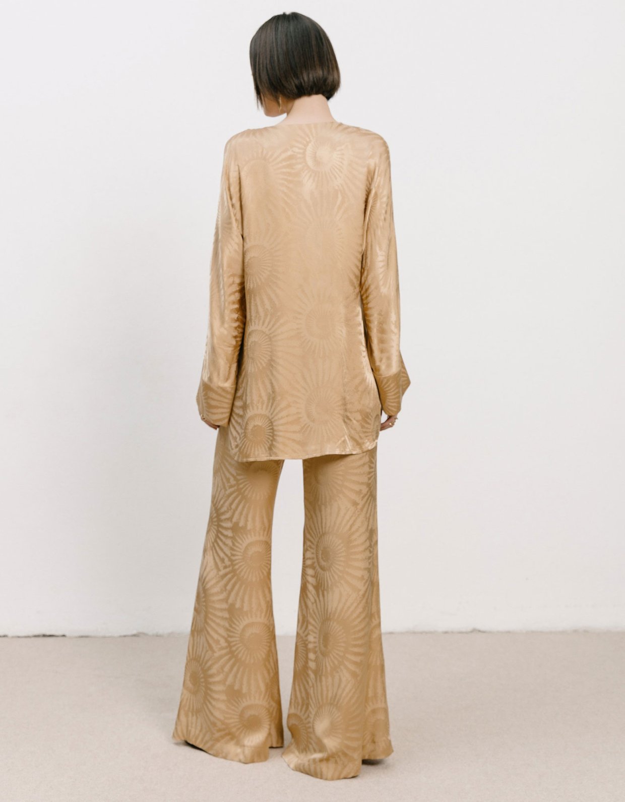 Georgia Sini Golden trousers gold