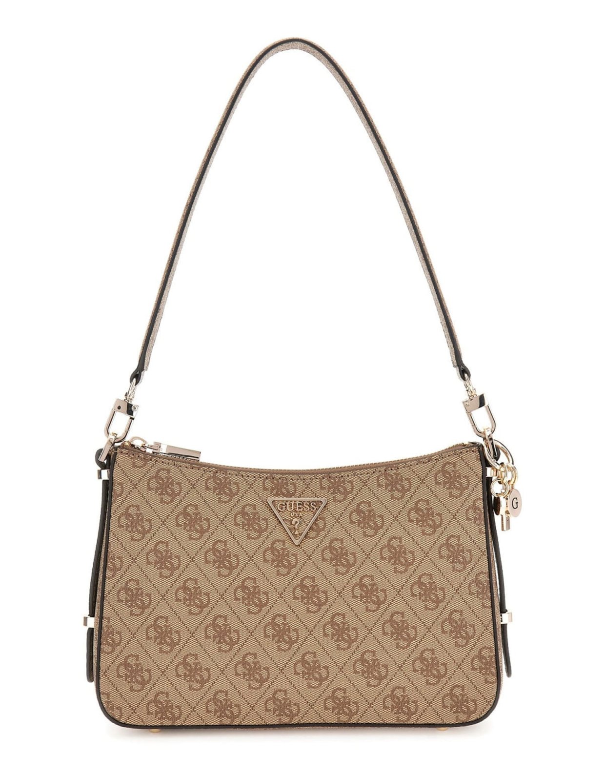 Guess Eco Erica shoulder bag latte logo