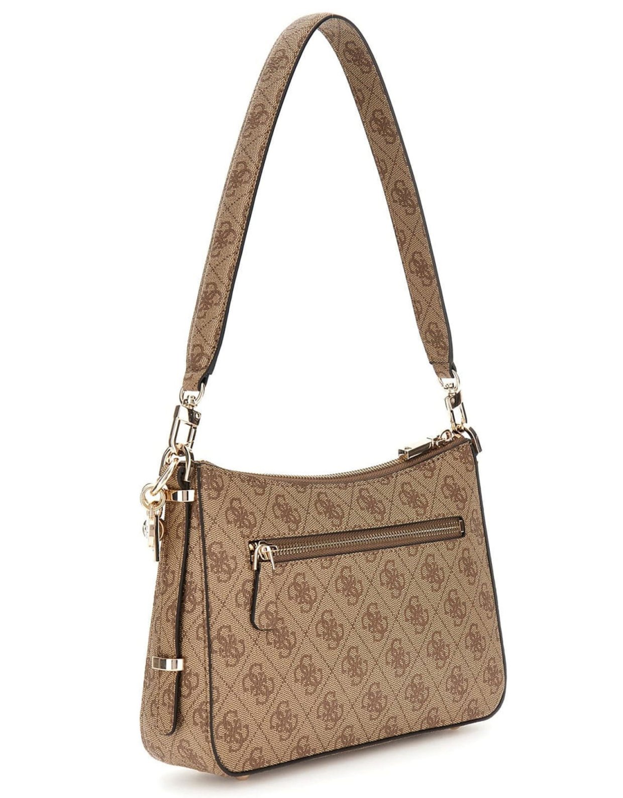 Guess Eco Erica shoulder bag latte logo