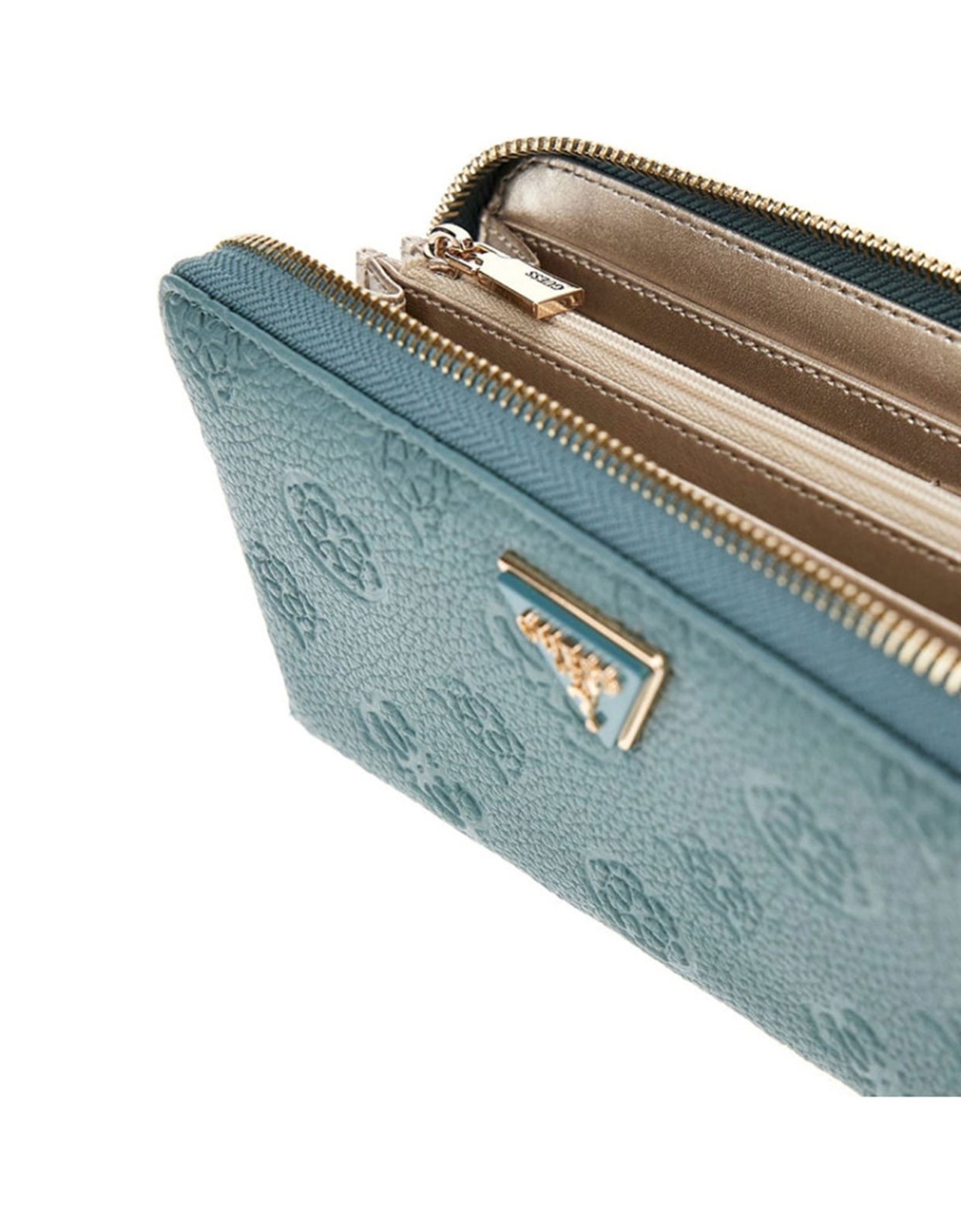 Guess Cresidia maxi wallet teal