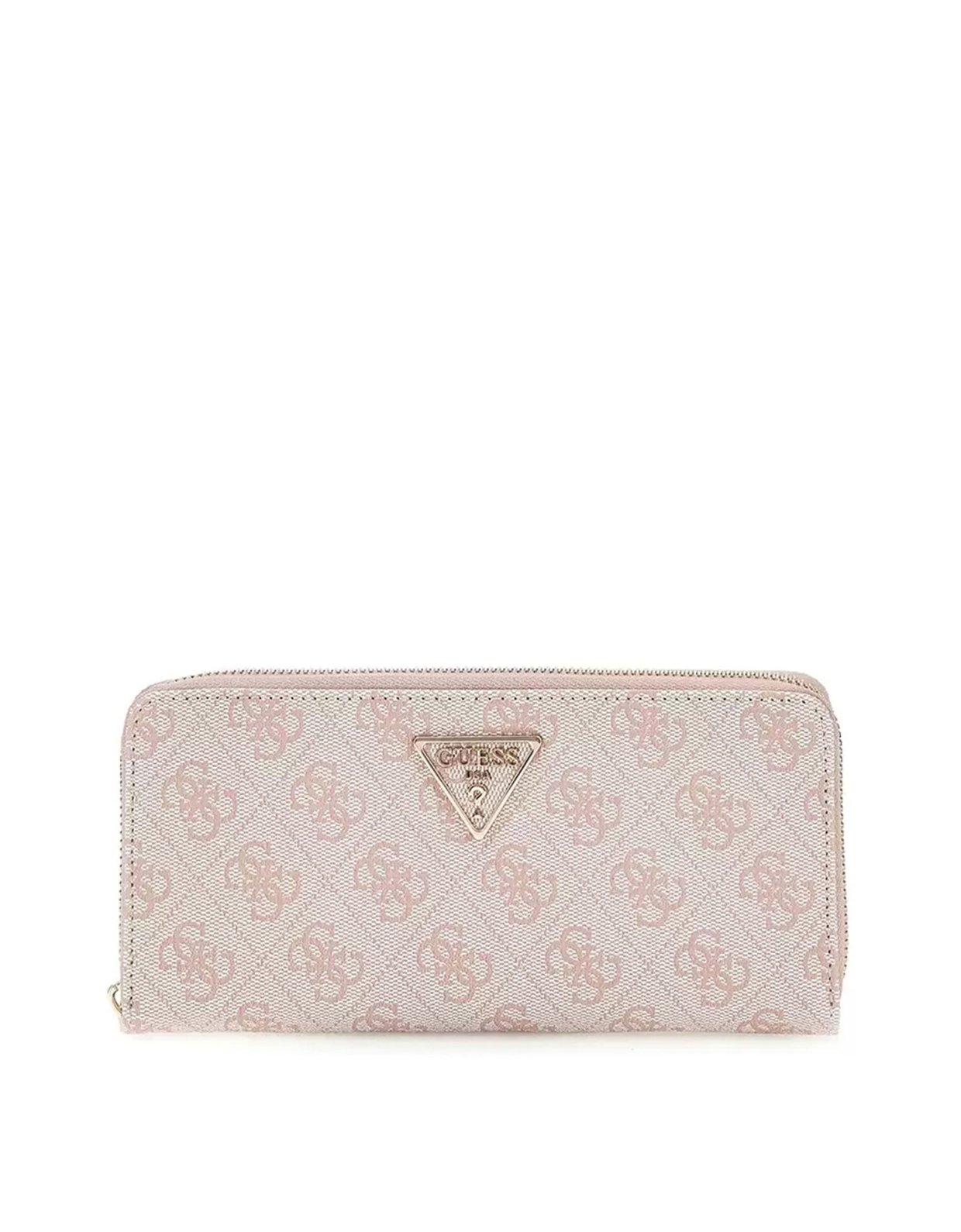 Guess Laurel maxi wallet dusty rose logo