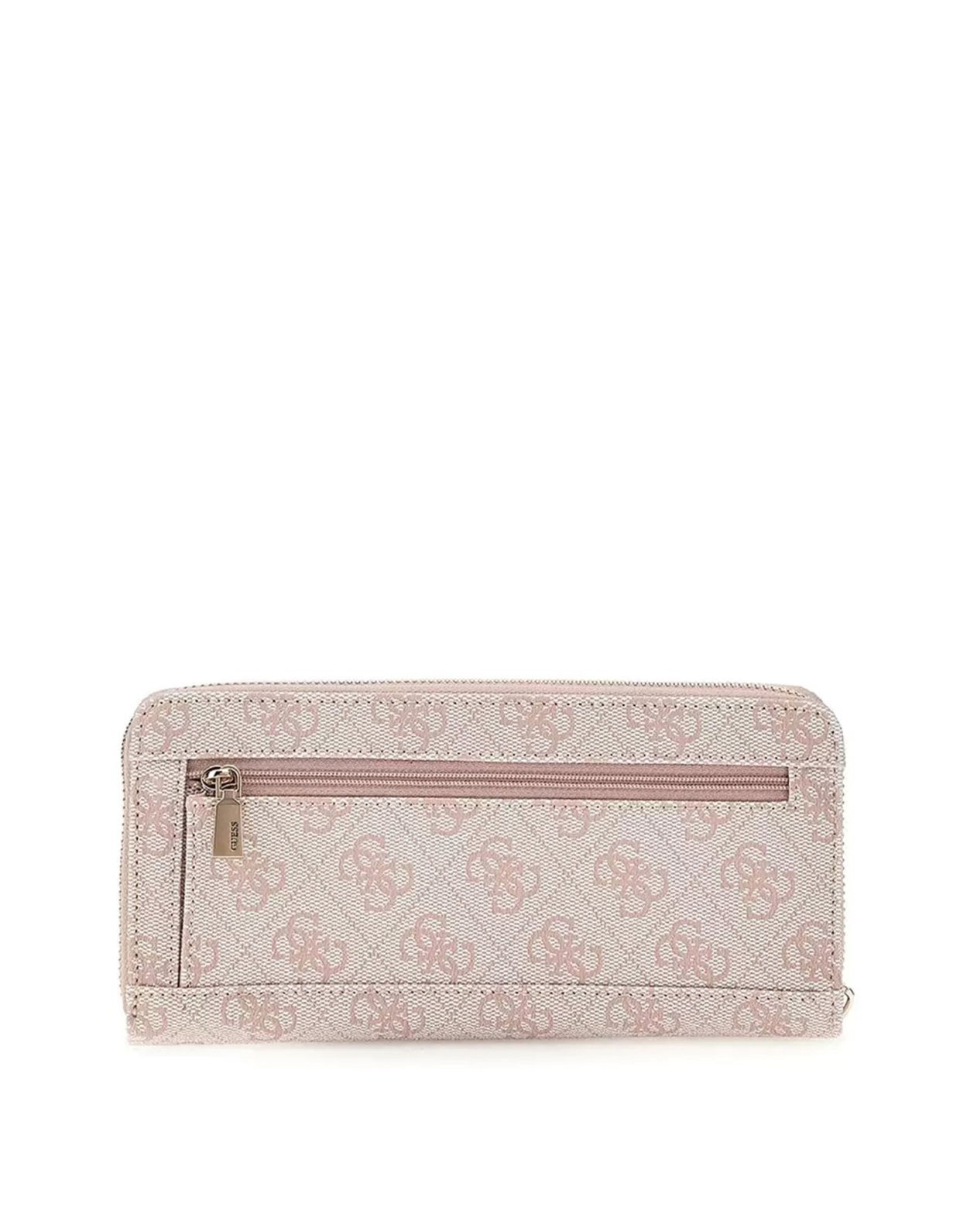 Guess Laurel maxi wallet dusty rose logo