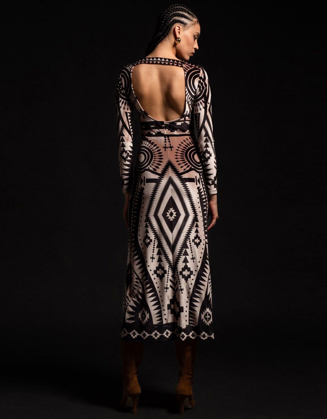 Peace & Chaos Divinity slit dress