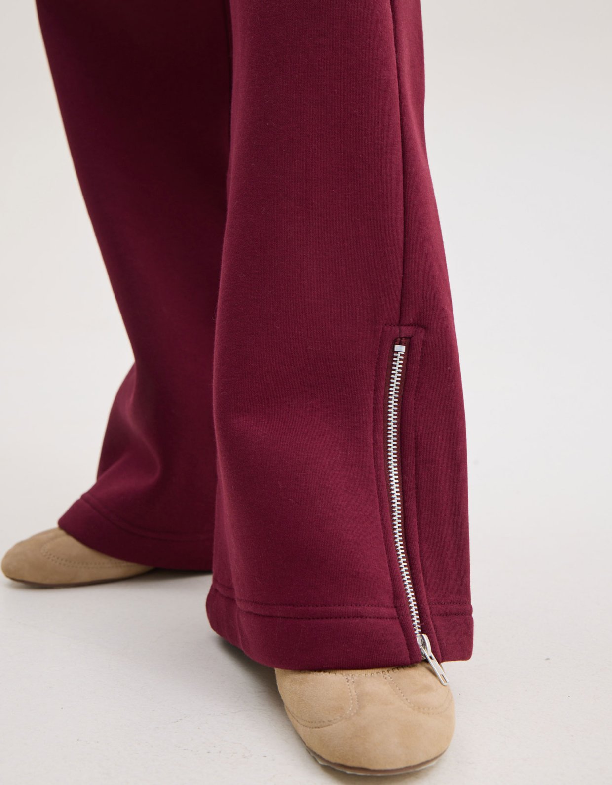 Sunset go Hailey sweatpants aubergine