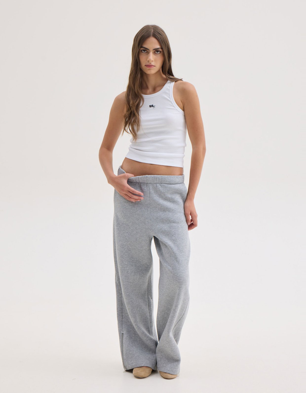 Sunset go Hailey sweatpants grey
