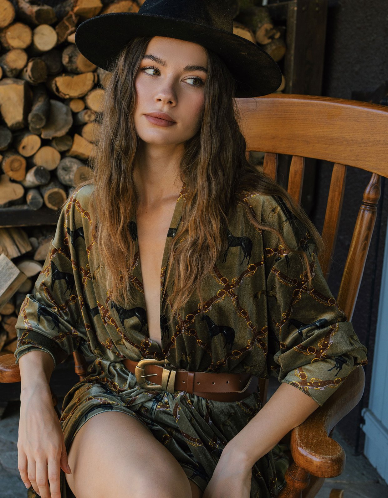 Abstracto Hamilton kimono