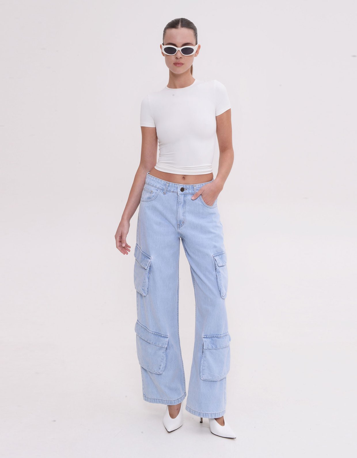 Sac Jeans Harper denim pants light blue