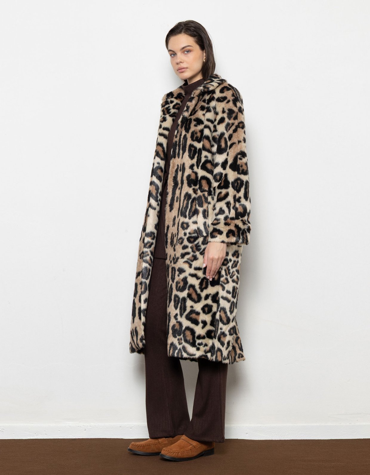 Mallory the label Haven coat animal print