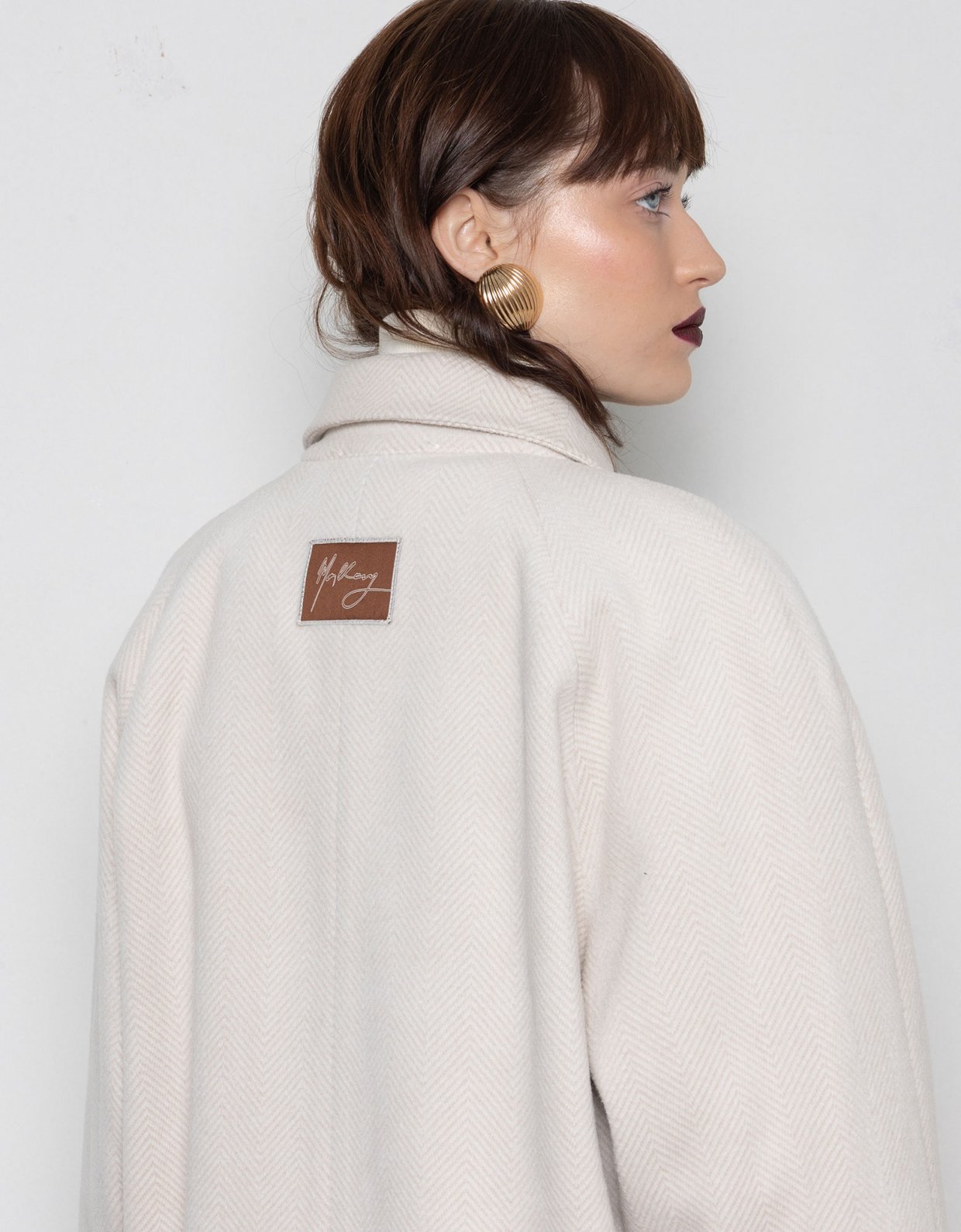 Mallory the label Haven coat ecru