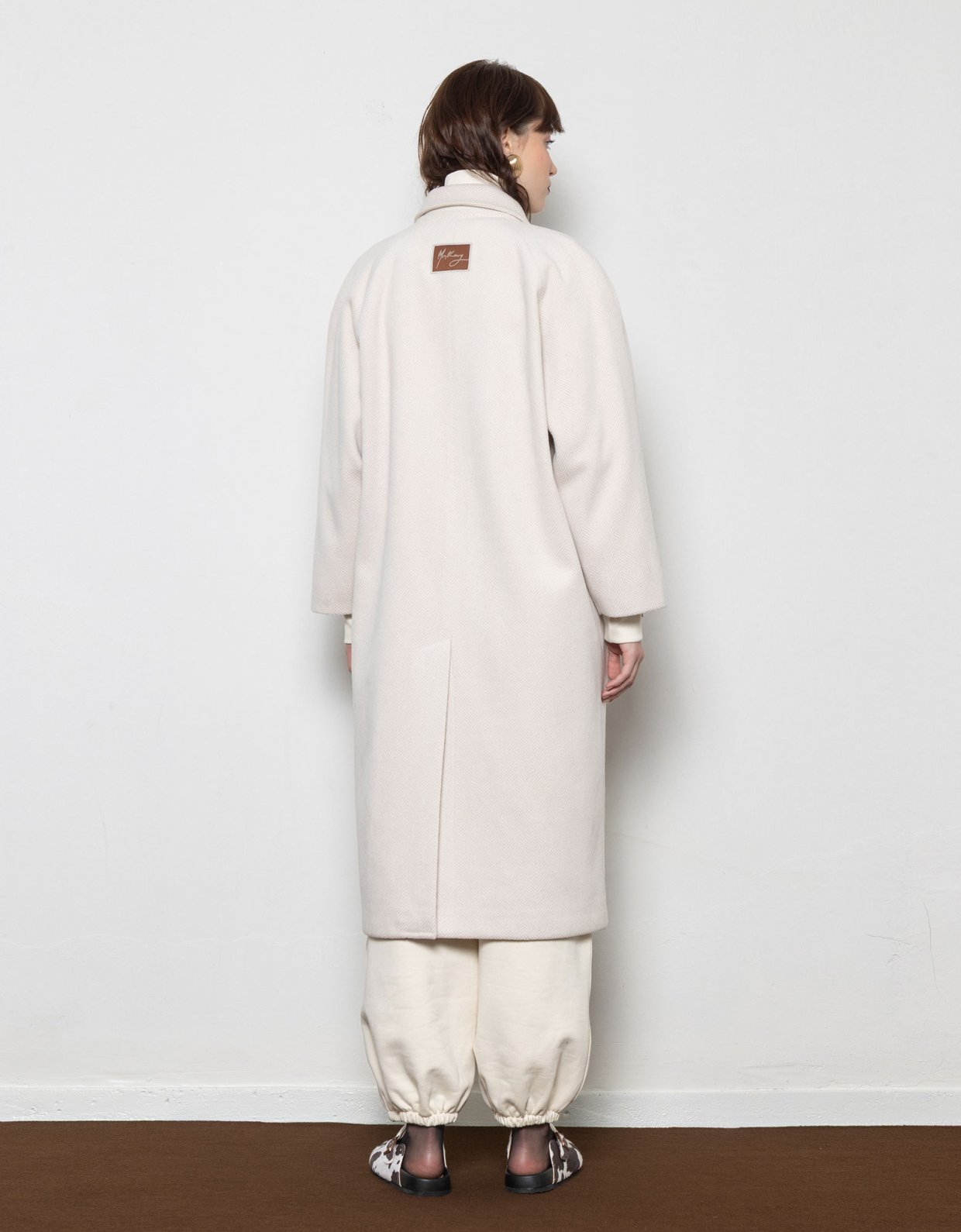 Mallory the label Haven coat ecru