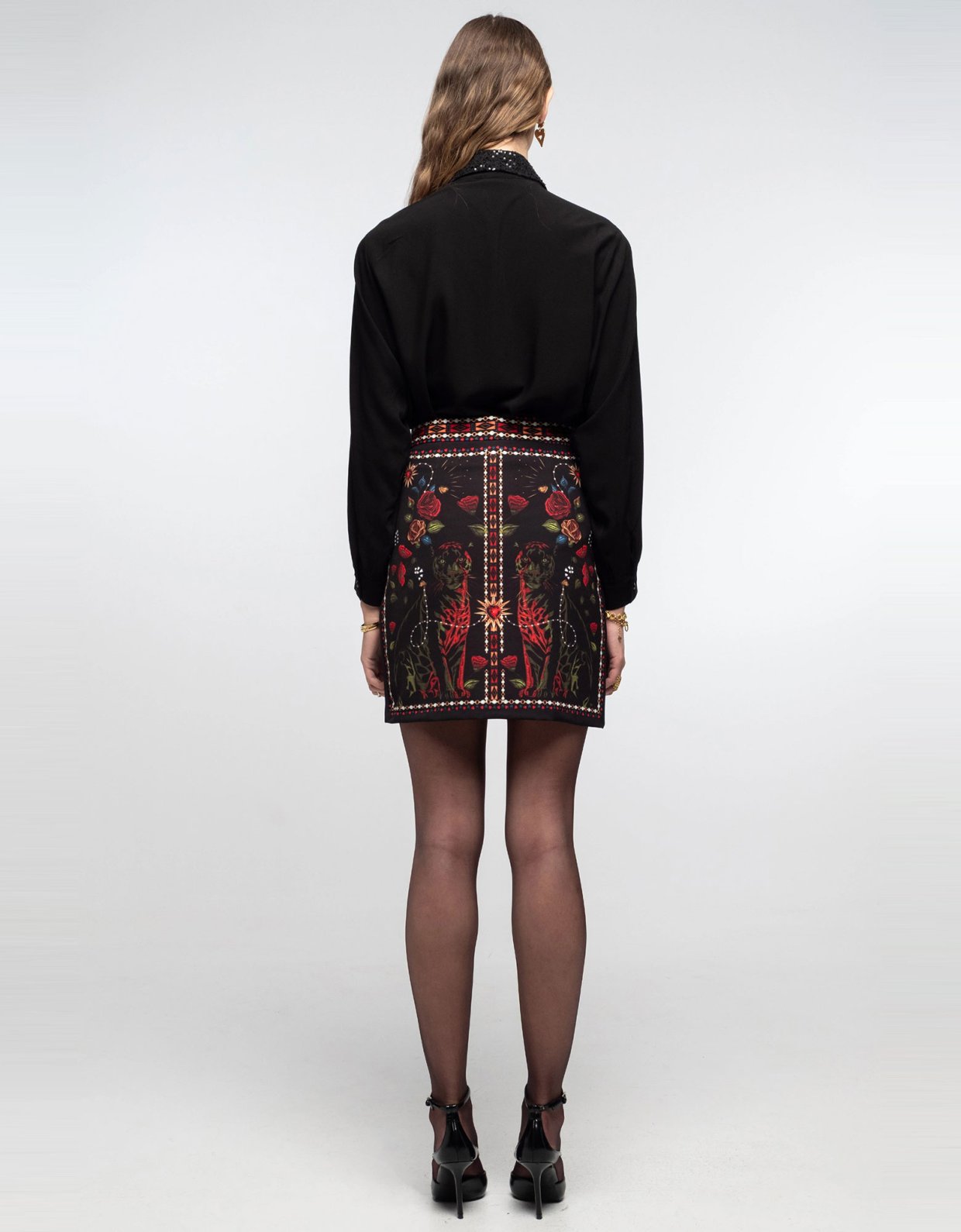 Peace and Chaos Heirloom mini skirt