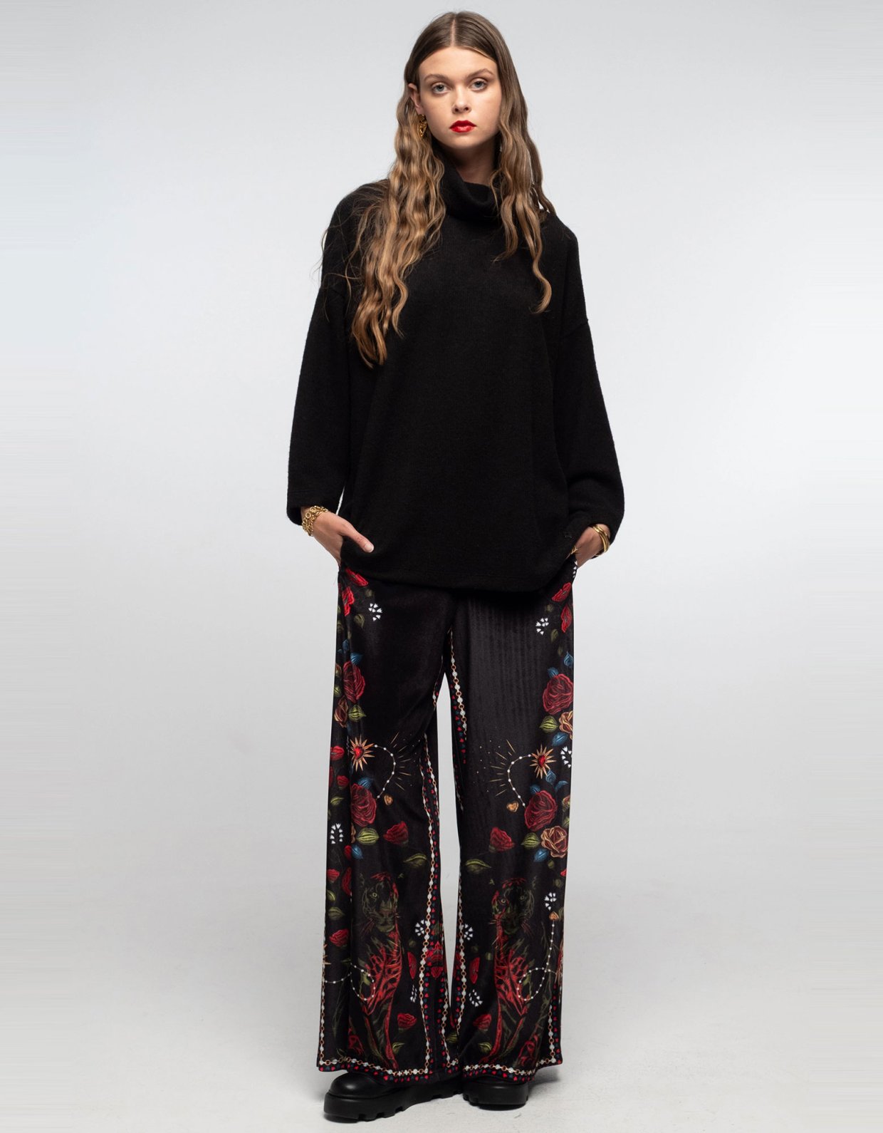 Peace and Chaos Heirloom velvet pants