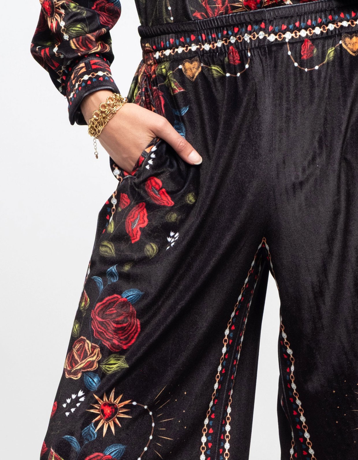 Peace and Chaos Heirloom velvet pants