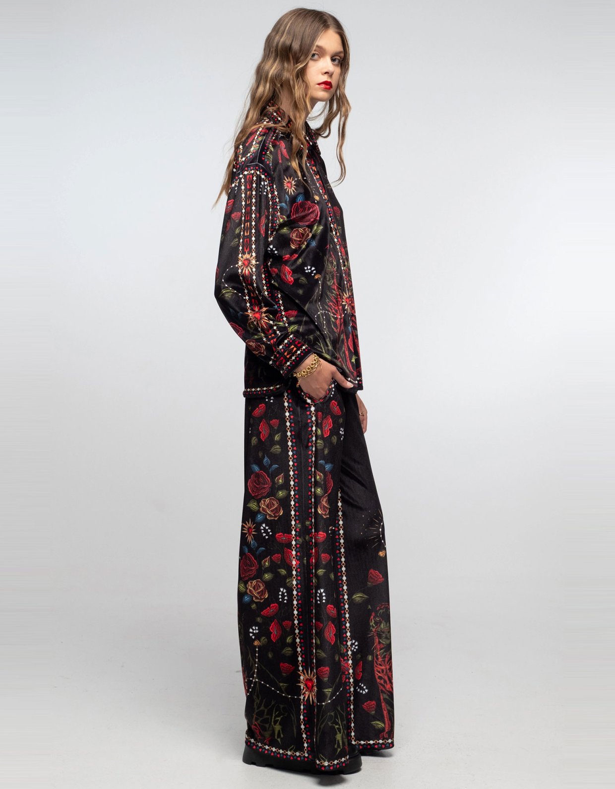 Peace and Chaos Heirloom velvet pants