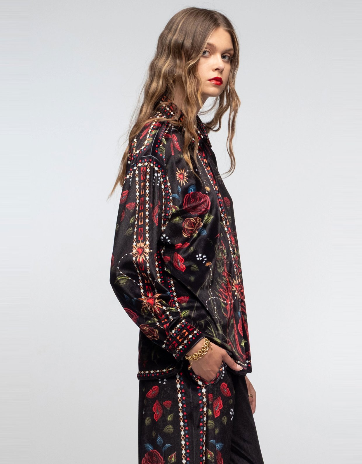 Peace and Chaos Heirloom velvet top