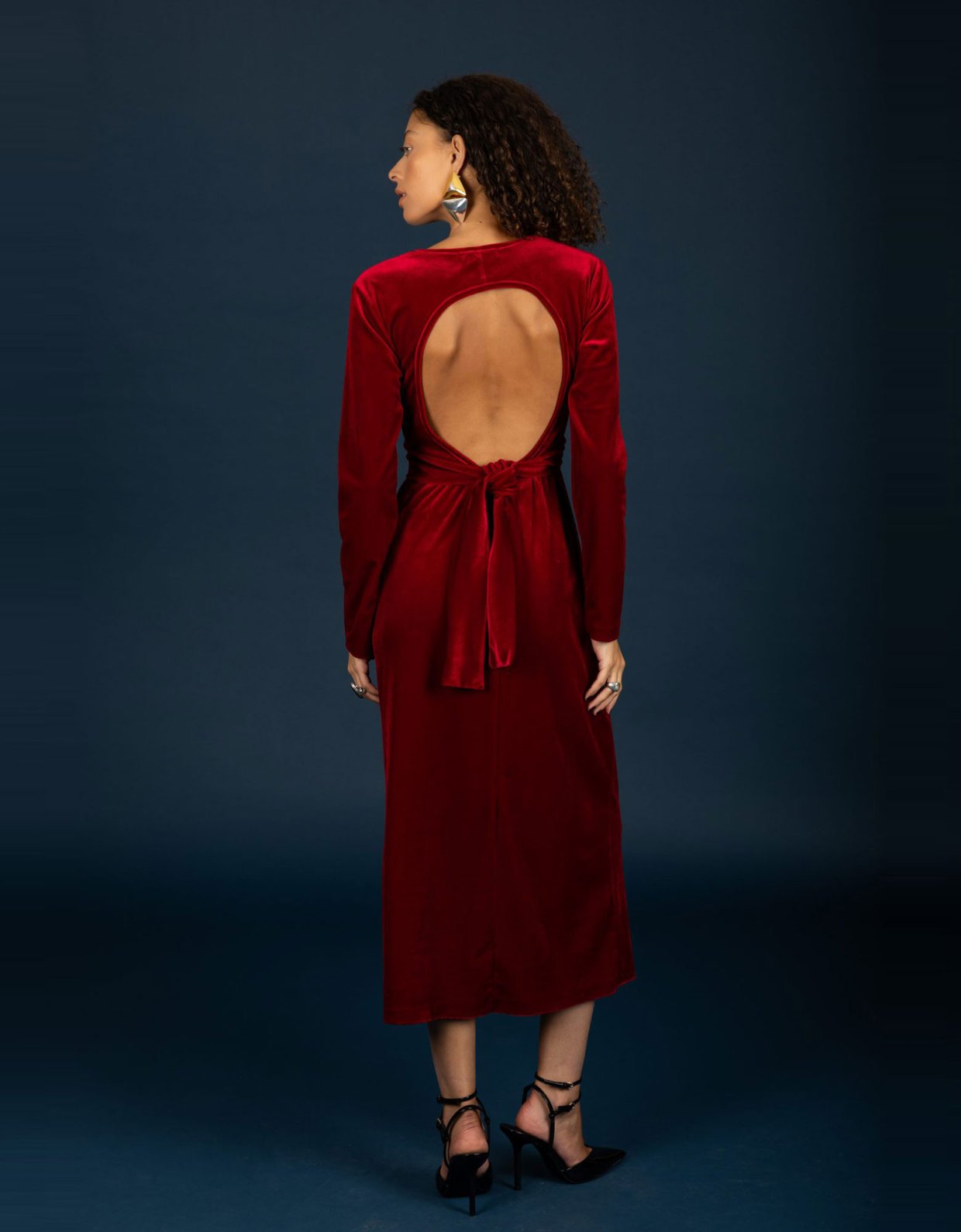 Chaton Hermione dress red