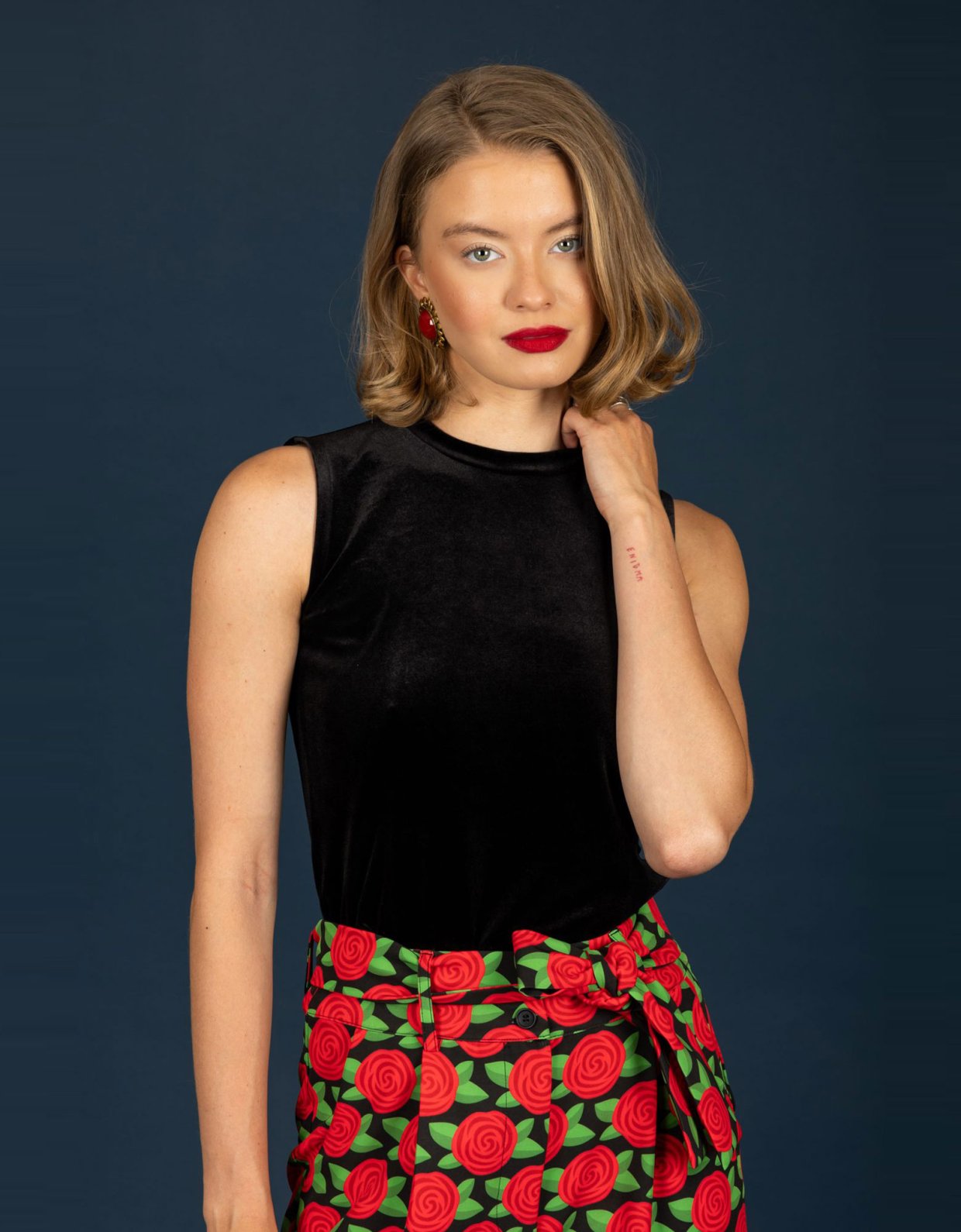Chaton Hermione top black