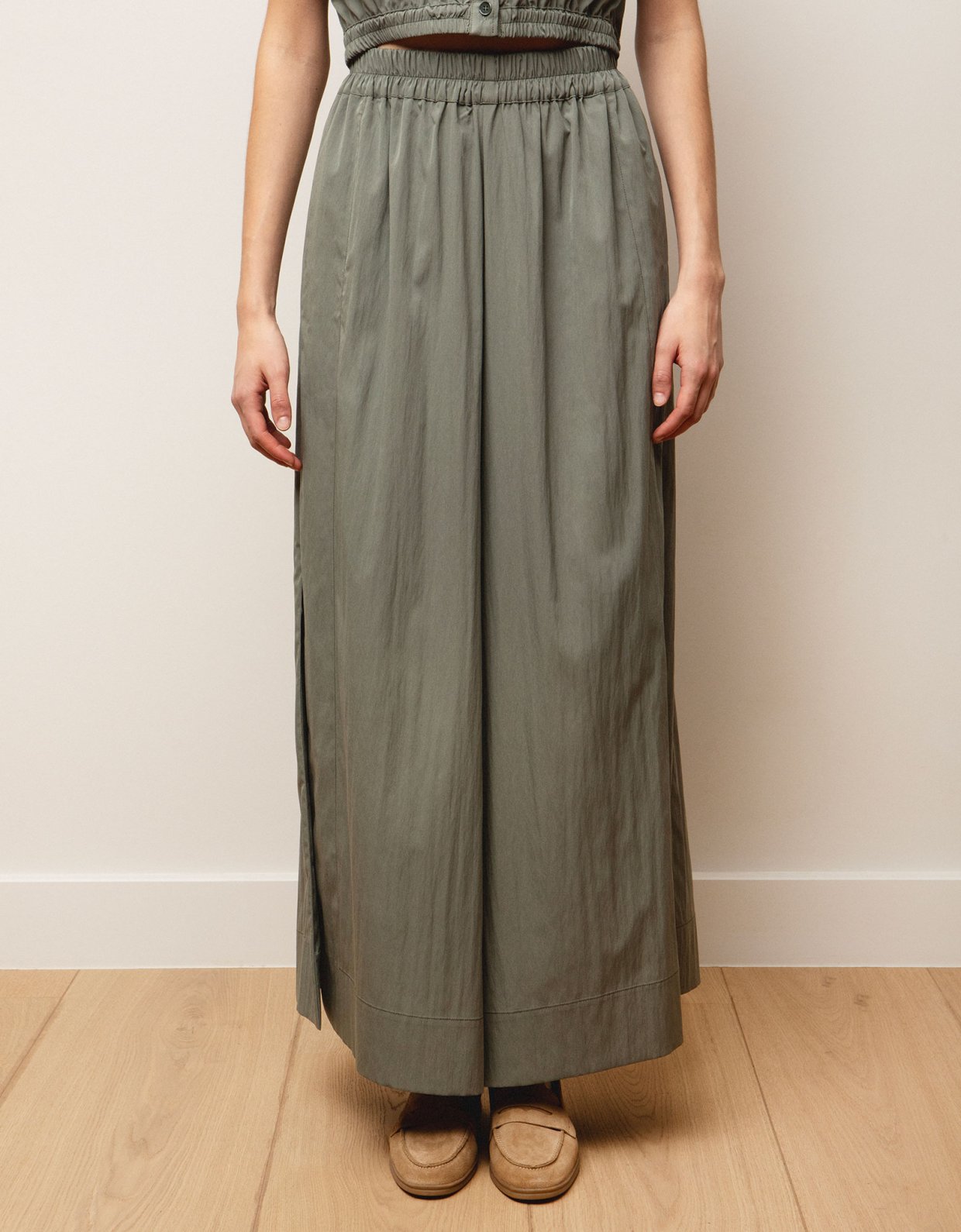Milla High waist pants khaki