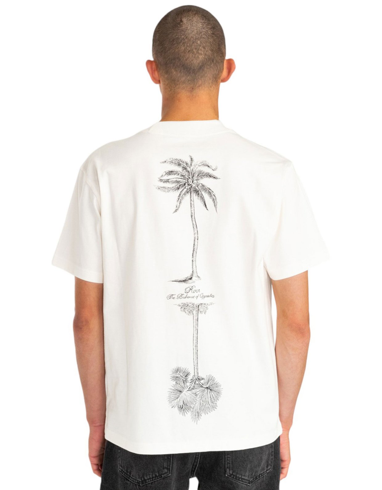 Rvca Tiger style tee white