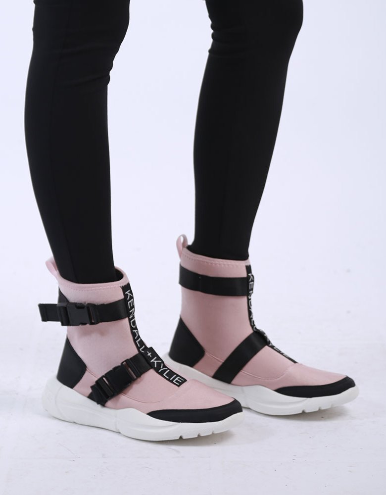 KK Nemo dusty pink sock sneaker boots 