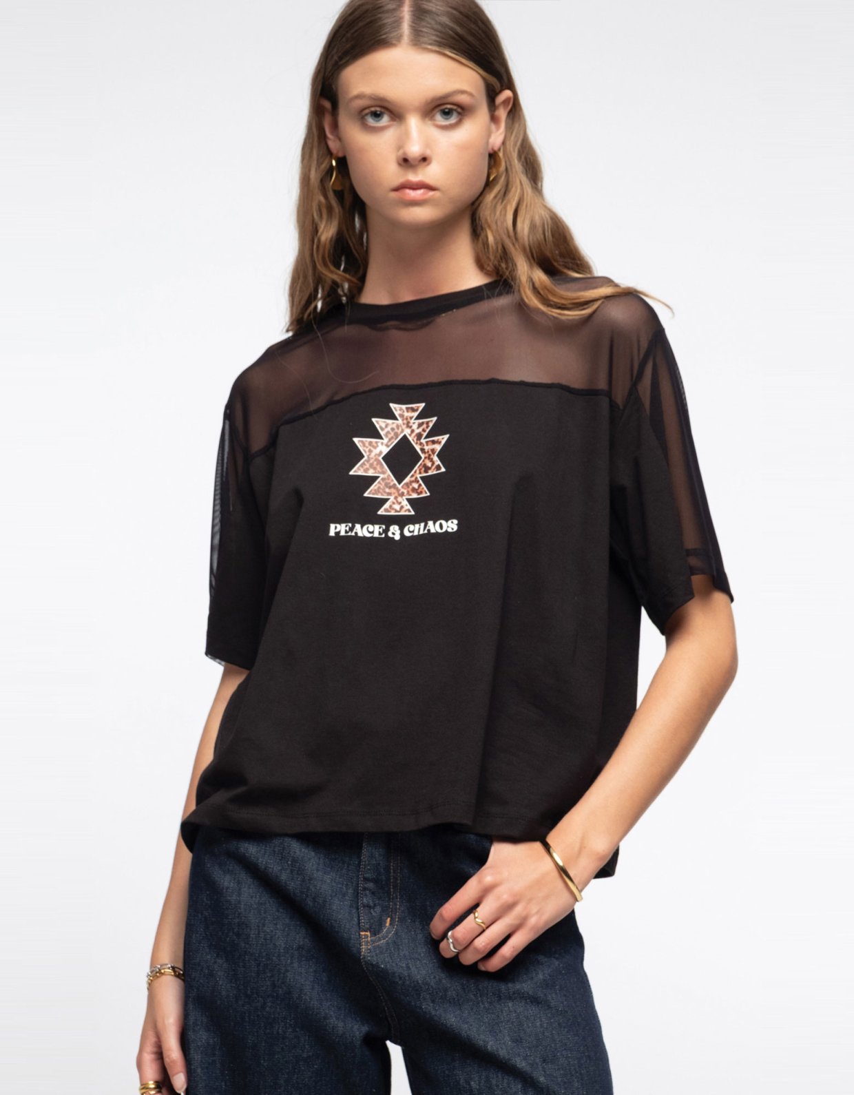 Peace and Chaos Insignia t-shirt