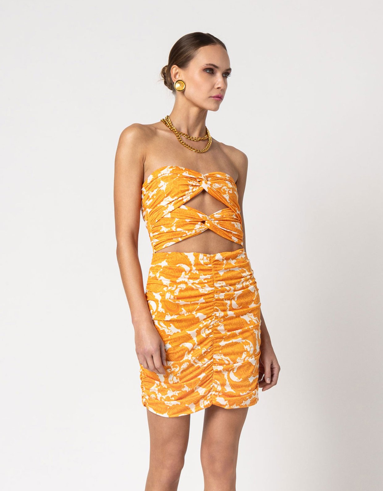 Foreveryoung Irene mini dress orange