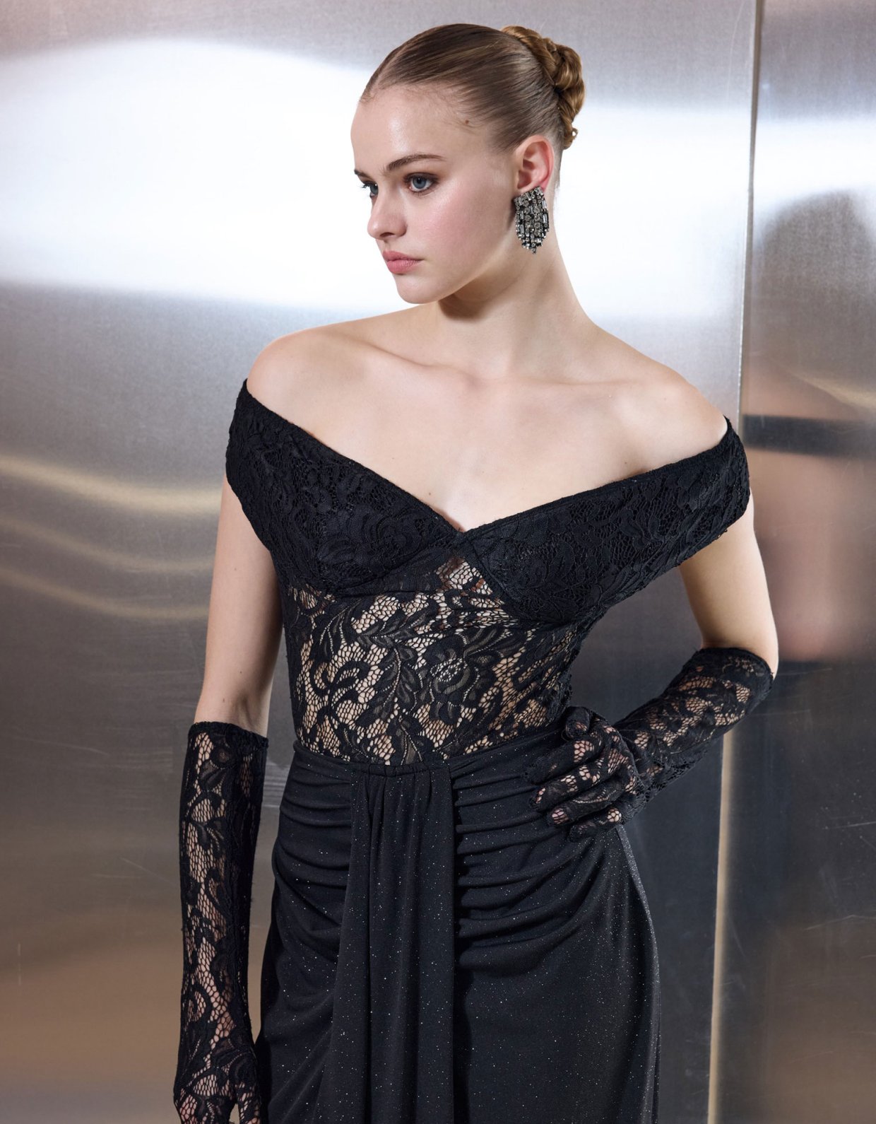 Ciel Concept Ivy bodysuit with lace gloves