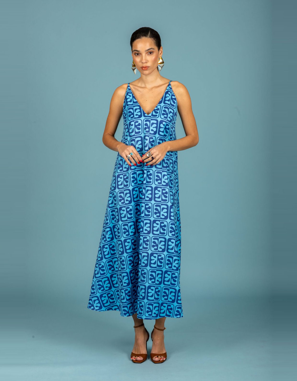 Chaton Javier oversize dress ciel