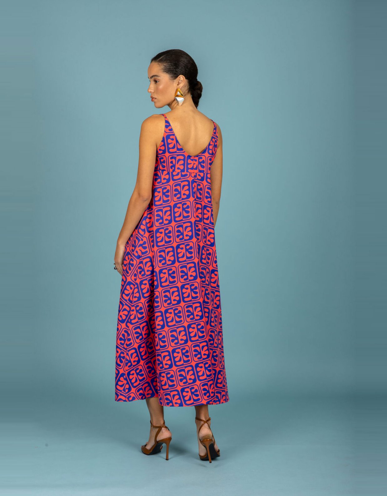 Chaton Javier oversize dress red