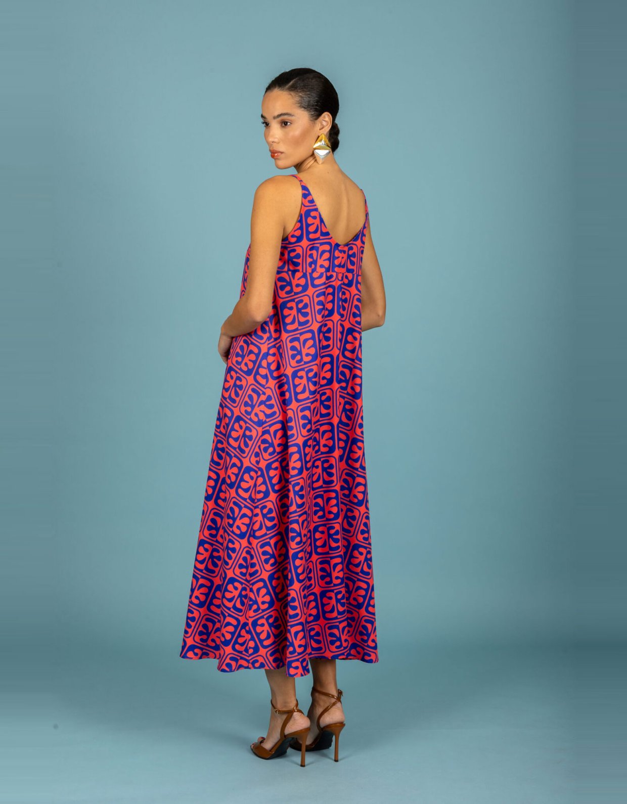 Chaton Javier oversize dress red