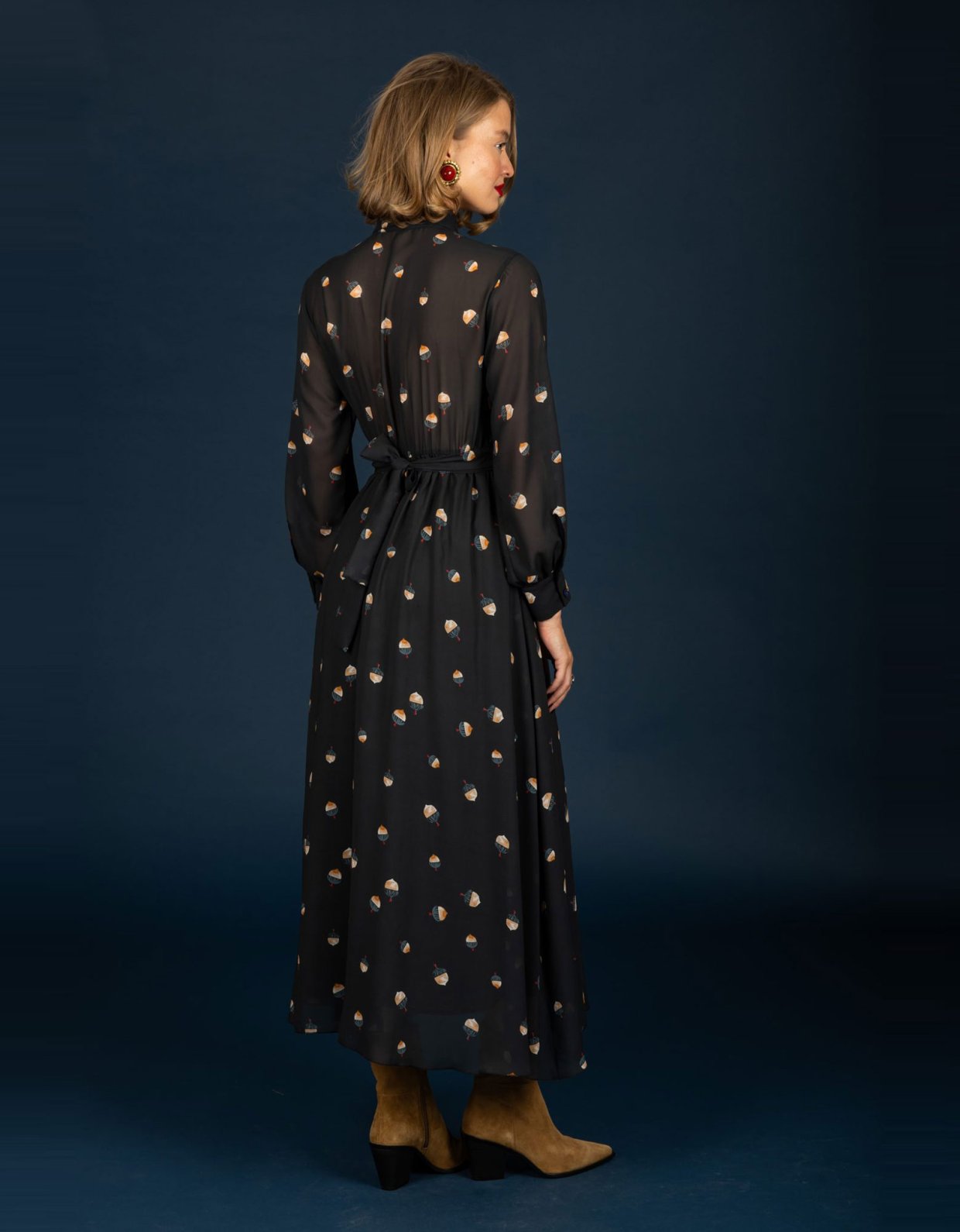 Chaton Jeffrey chiffon dress
