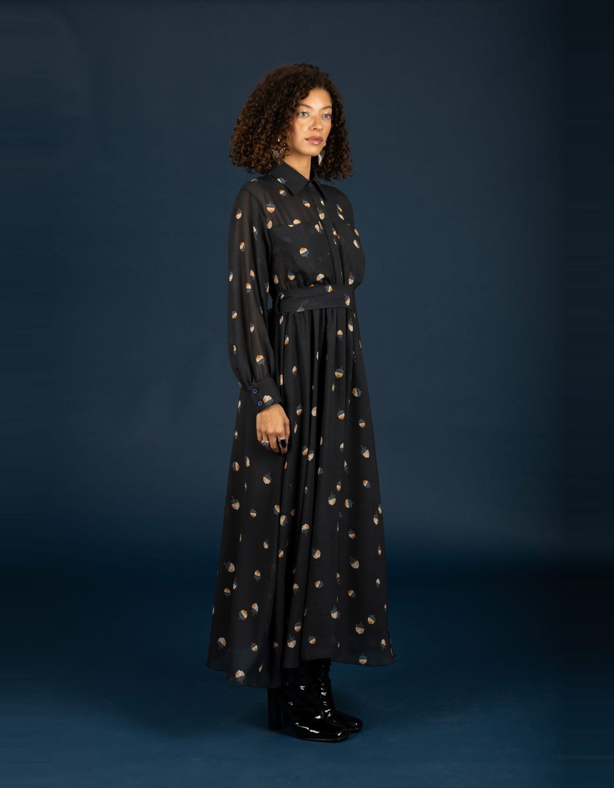 Chaton Jeffrey chiffon dress