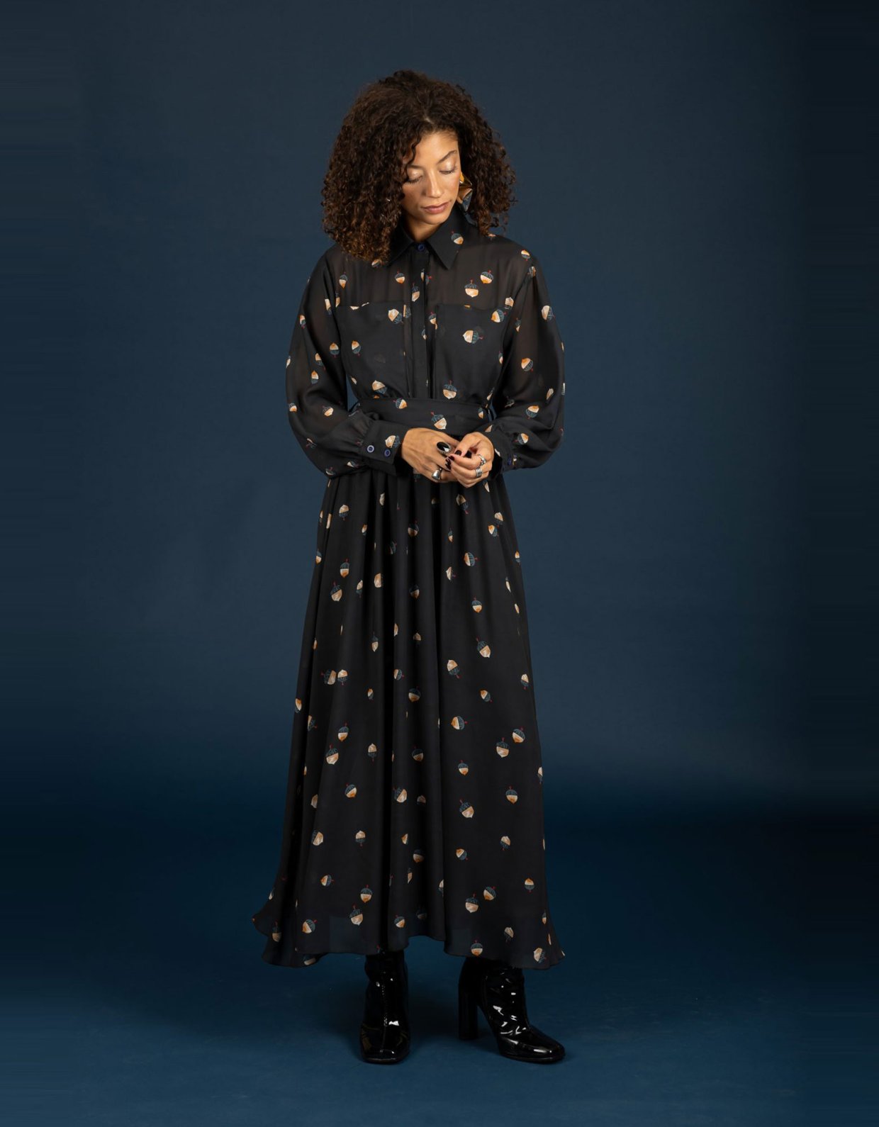 Chaton Jeffrey chiffon dress