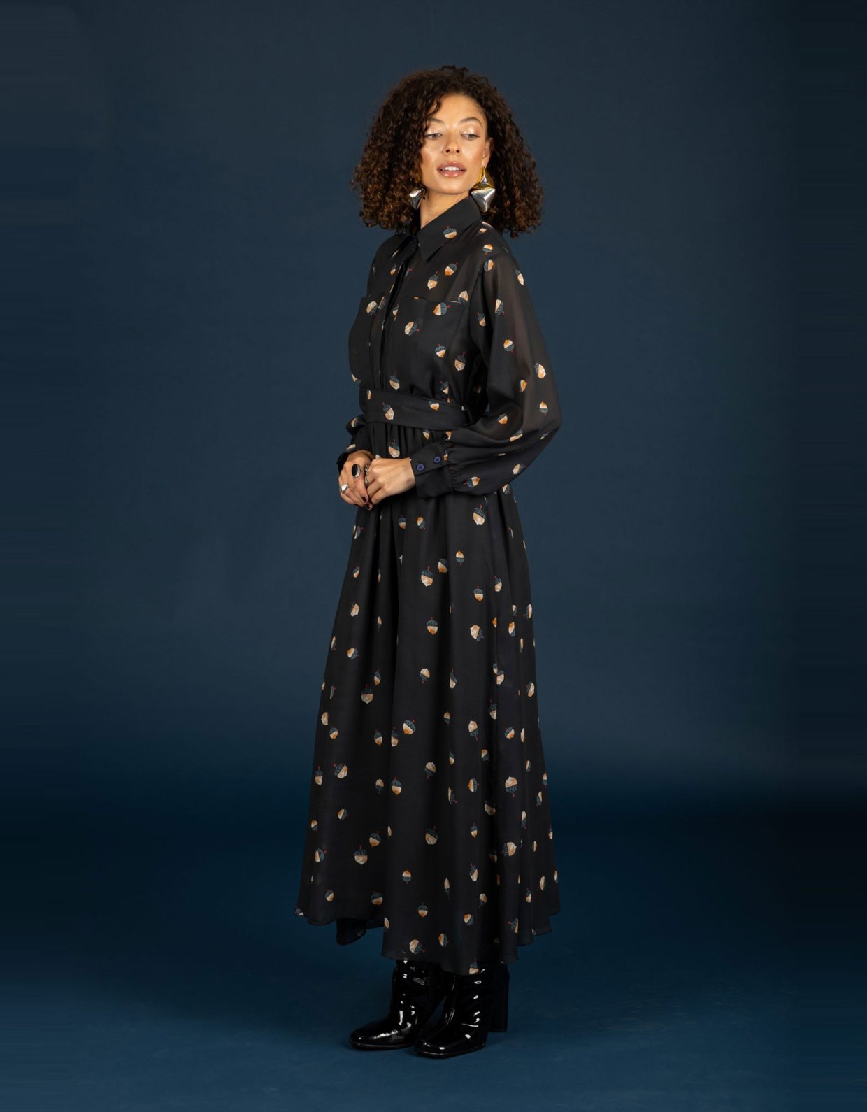 Chaton Jeffrey chiffon dress