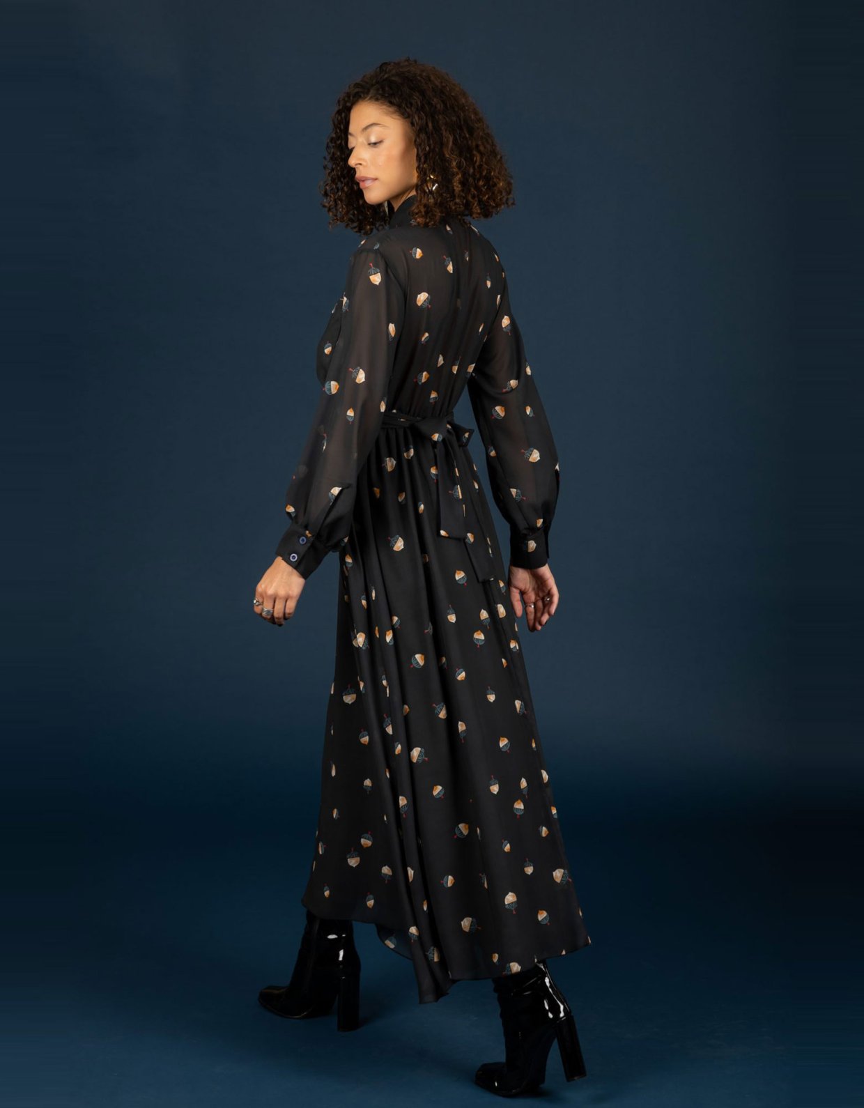 Chaton Jeffrey chiffon dress