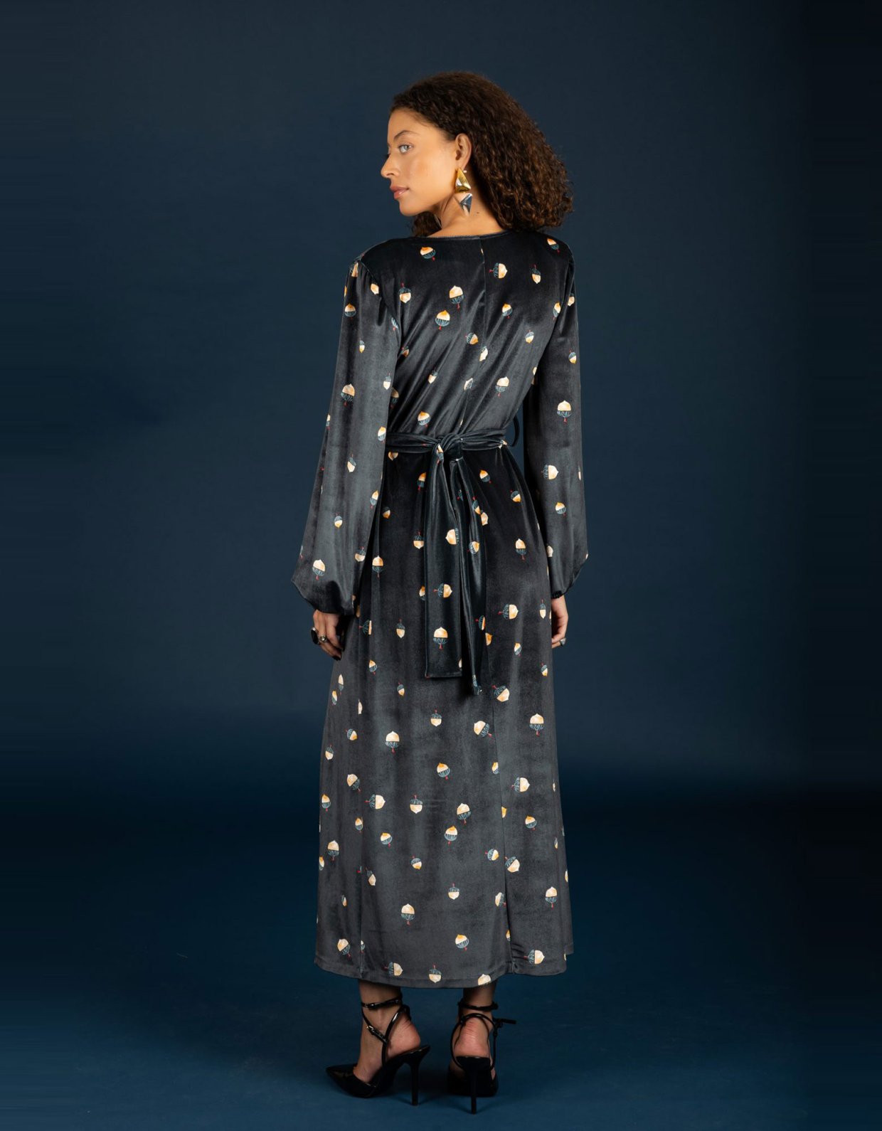 Chaton Jeffrey velvet dress