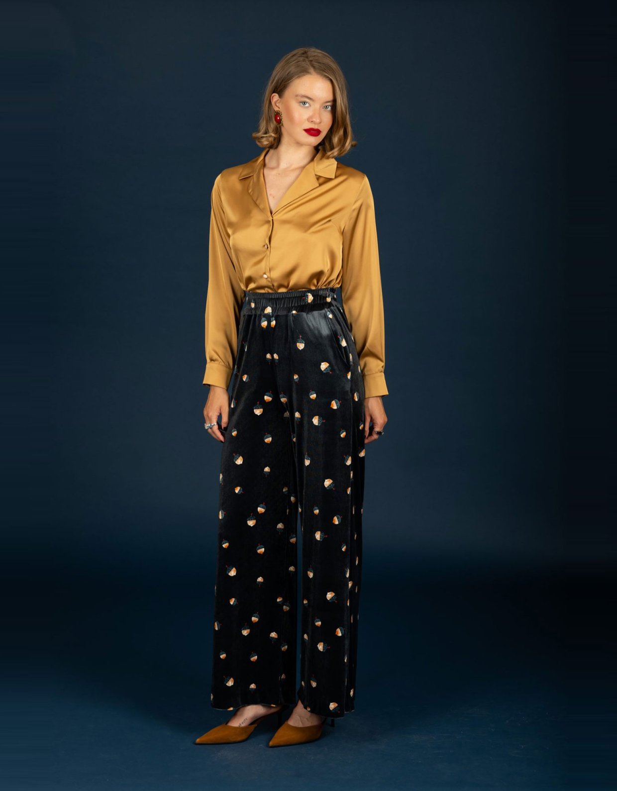 Chaton Jeffrey velvet pants