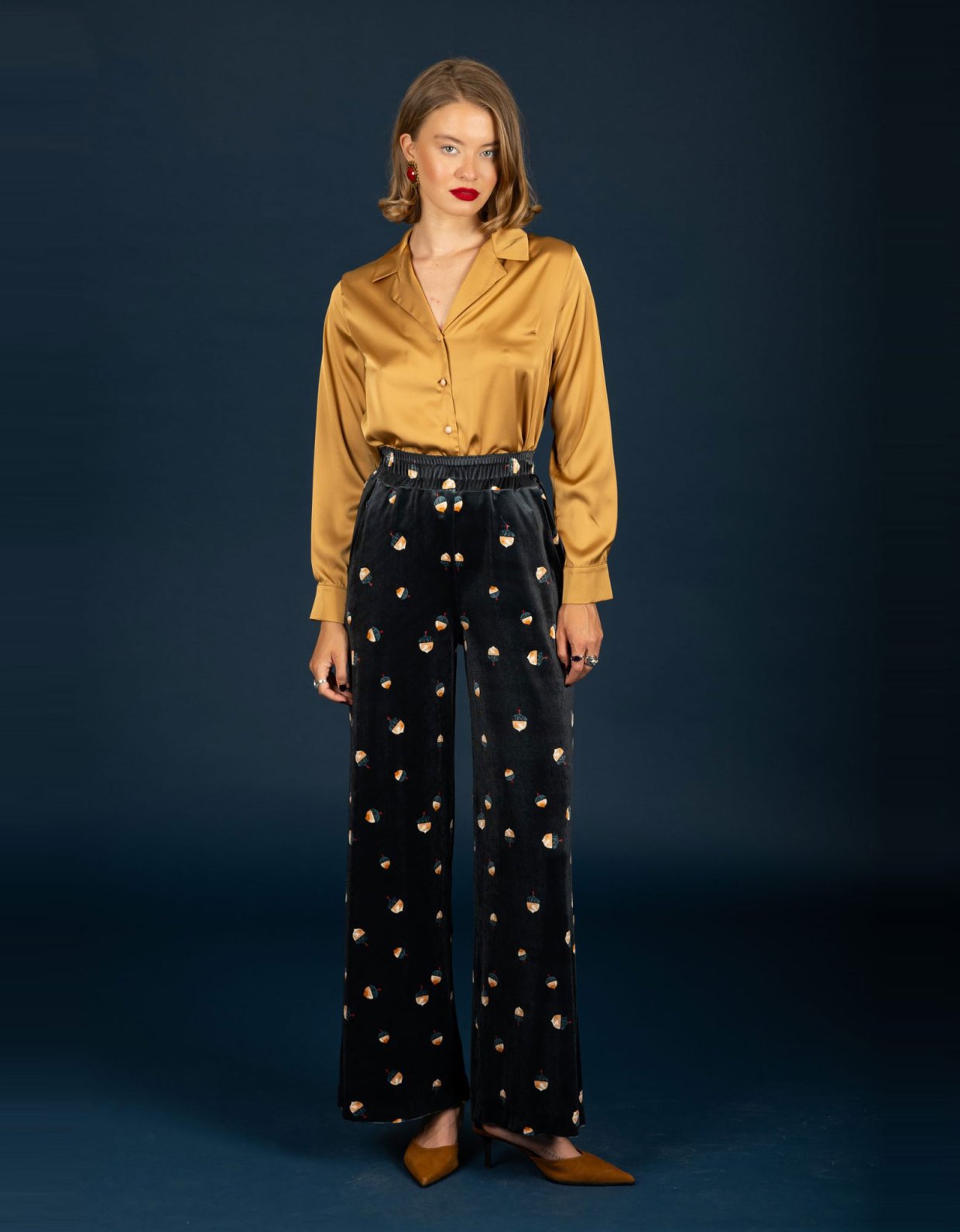 Chaton Jeffrey velvet pants