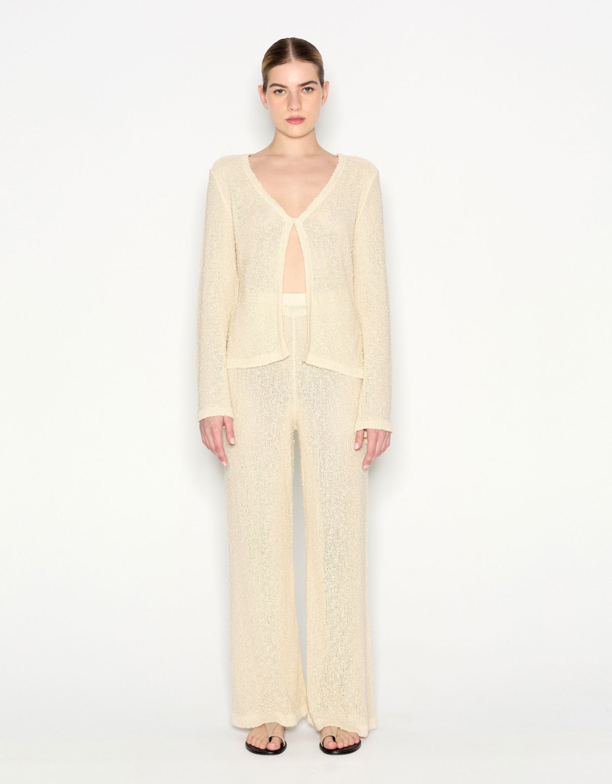 Nadia Rapti Jetsetter cardigan beige