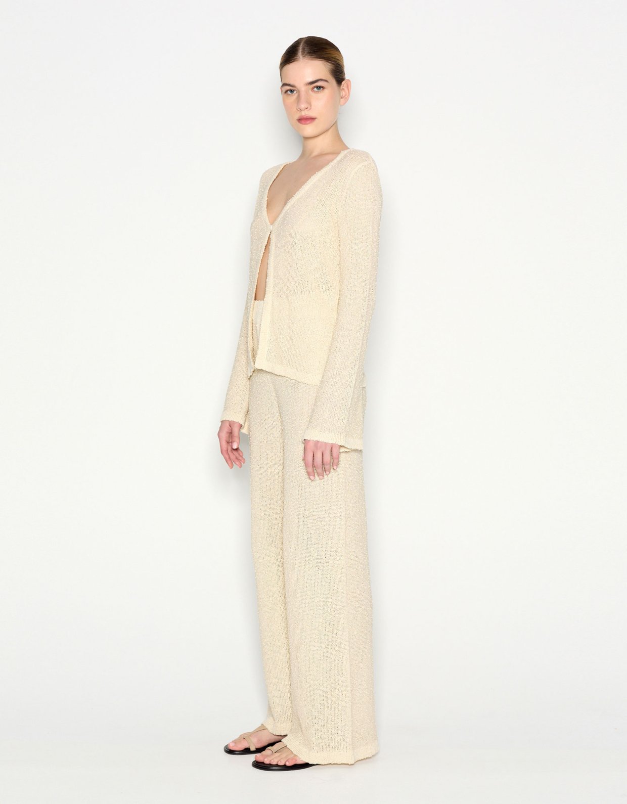 Nadia Rapti Jetsetter cardigan beige