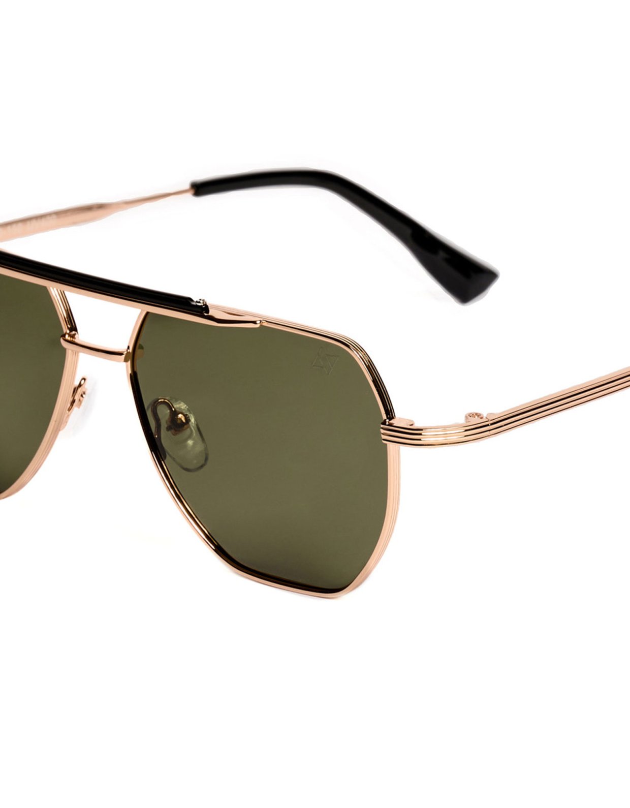 AV Sunglasses Jett black gold sunglasses