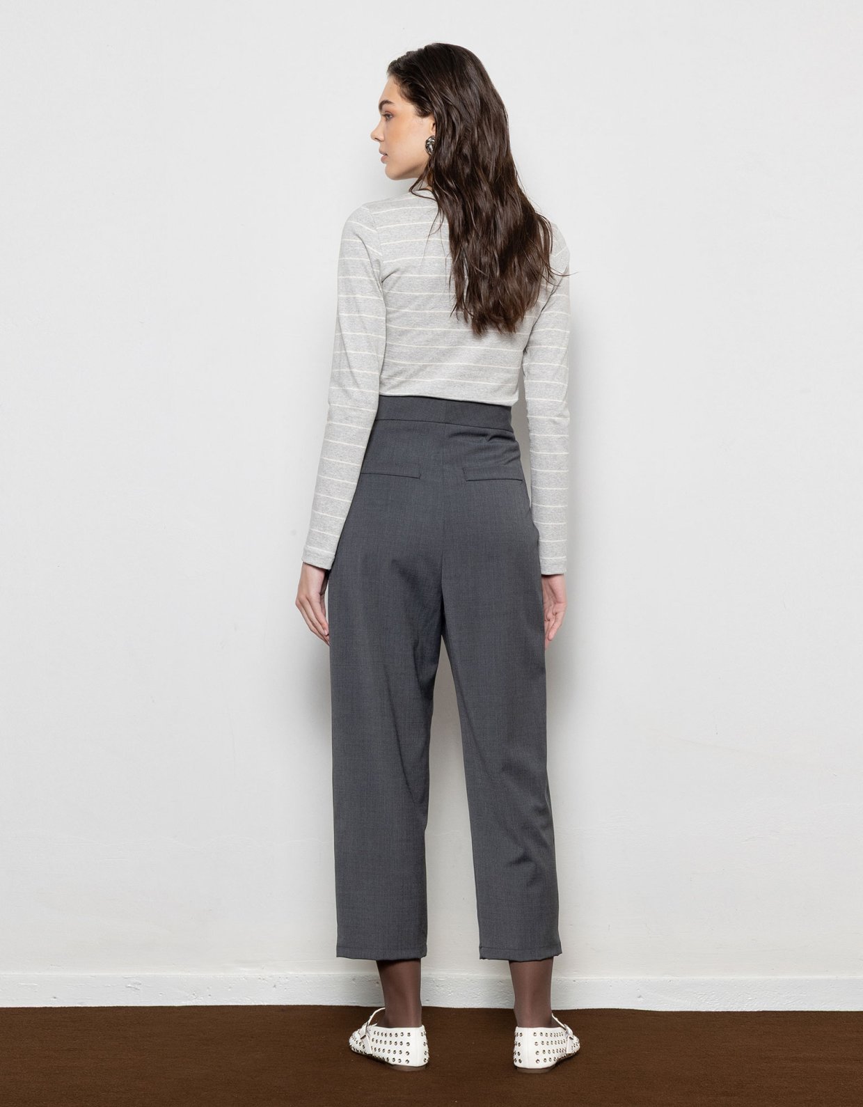 Mallory the label Juna pants grey