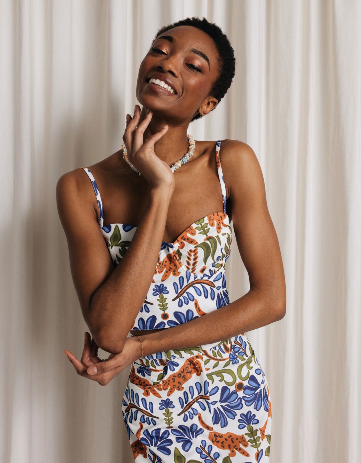 Abstracto Kaia bustier top