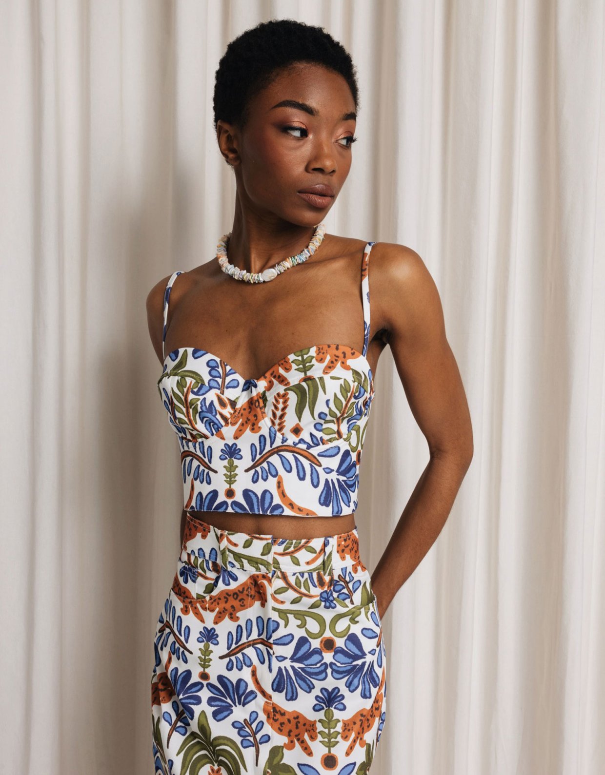 Abstracto Kaia bustier top