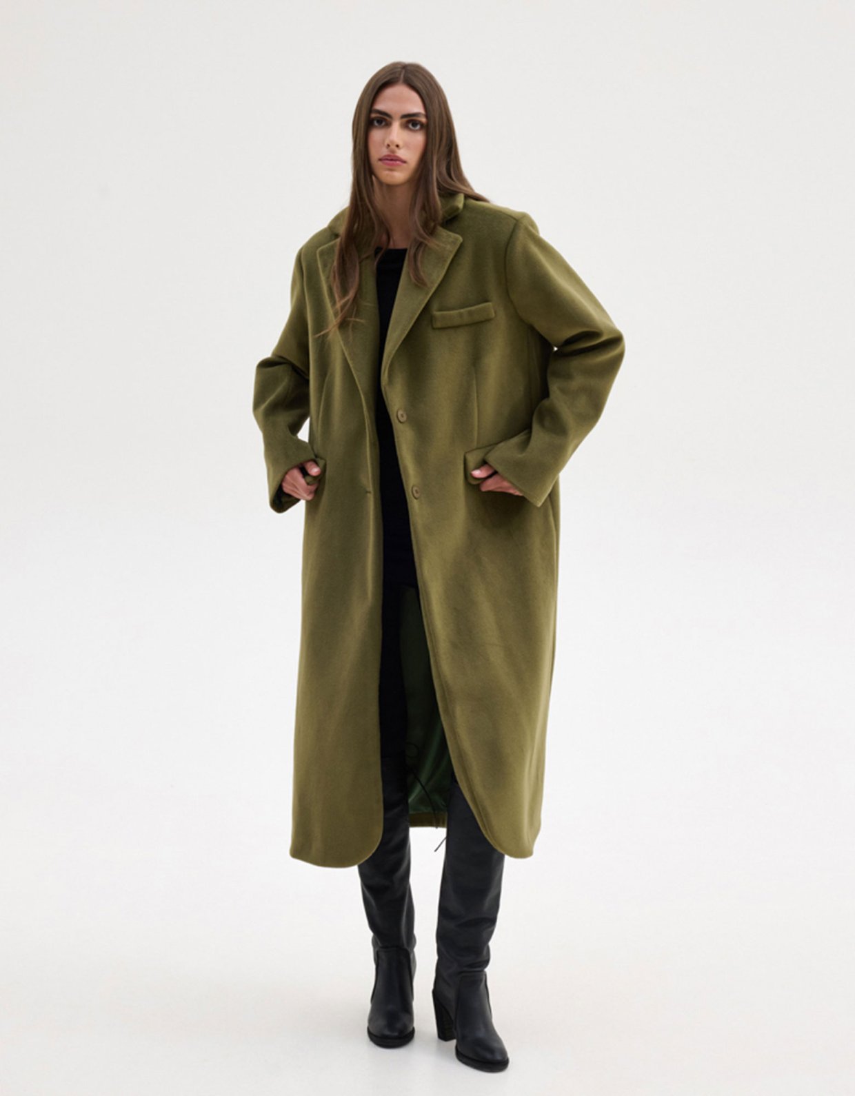 Sunset go Kathie coat olive
