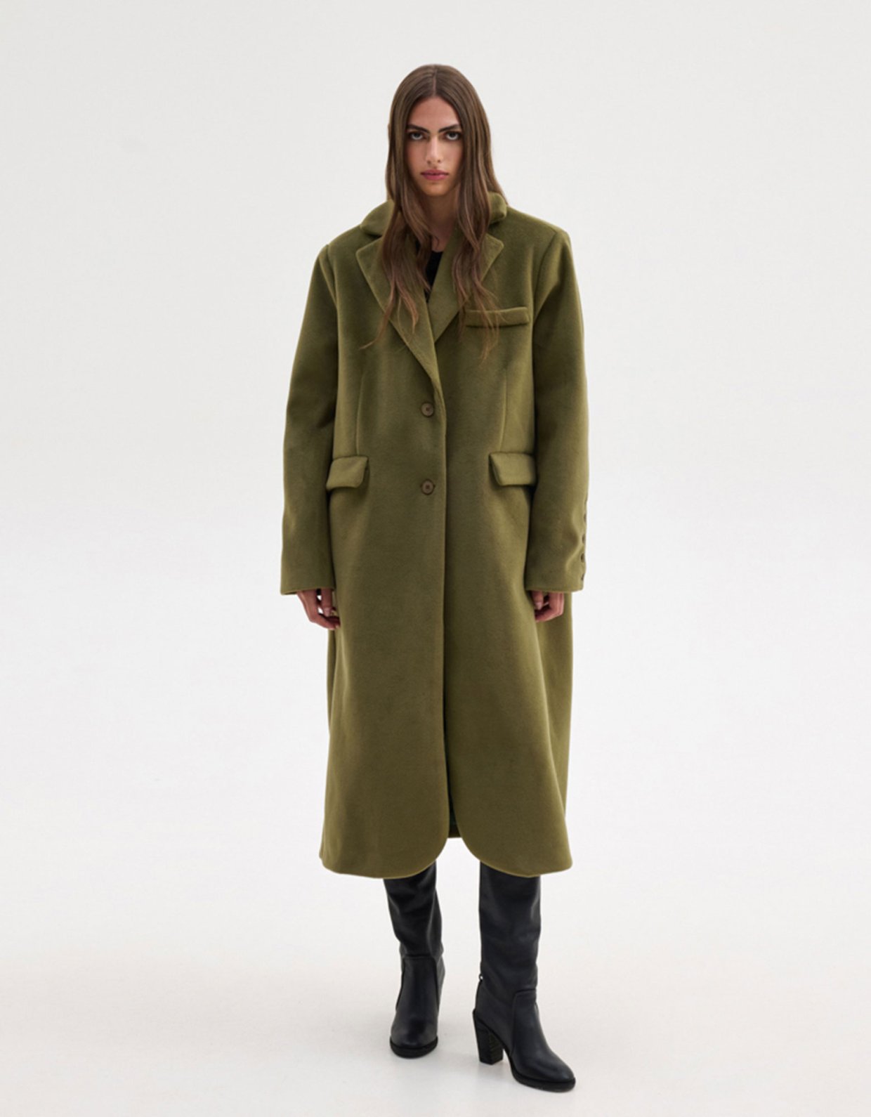 Sunset go Kathie coat olive