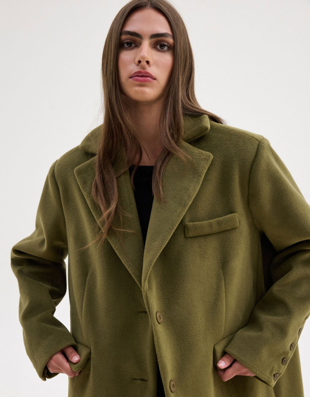 Sunset go Kathie coat olive