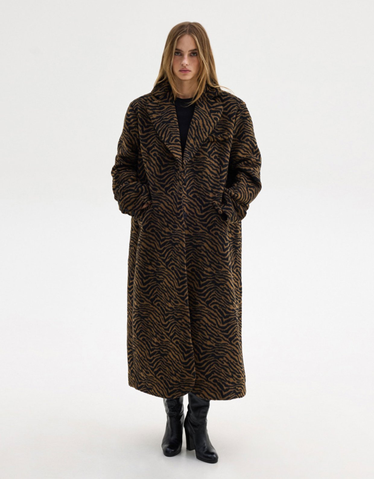 Sunset go Kathie coat zebra print