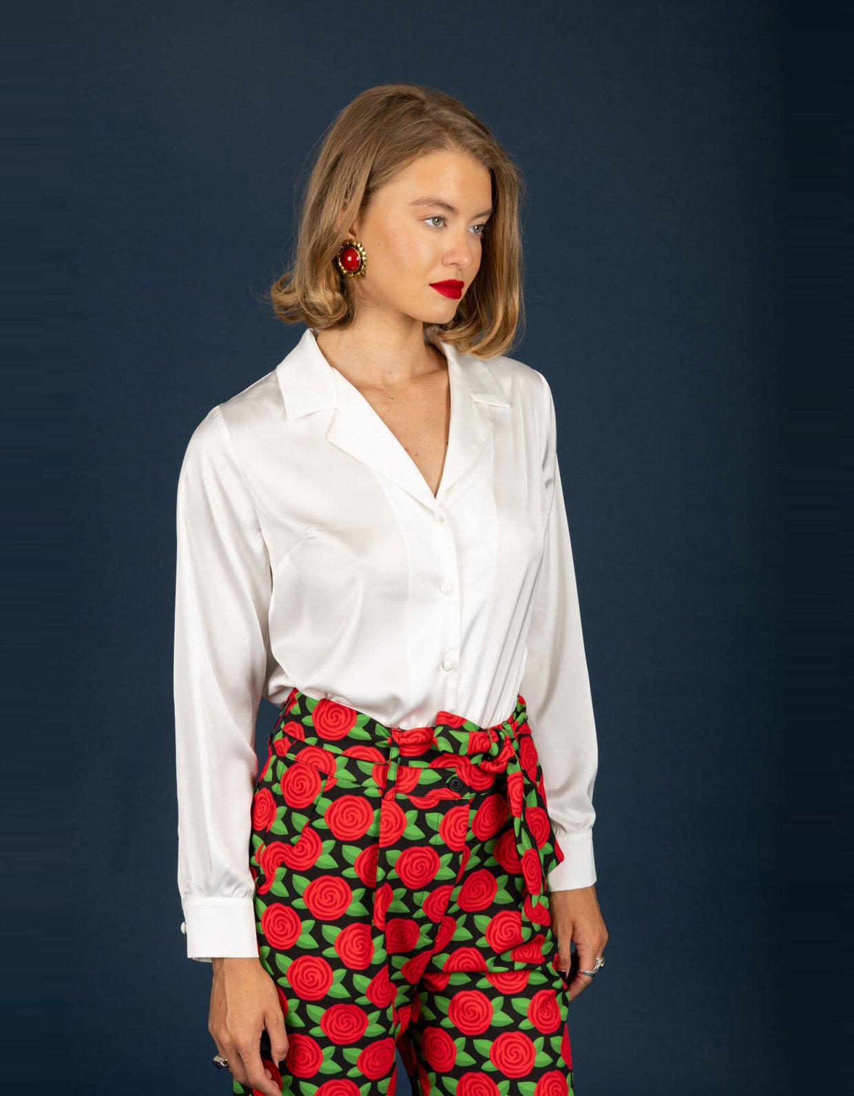 Chaton Kathleen shirt white